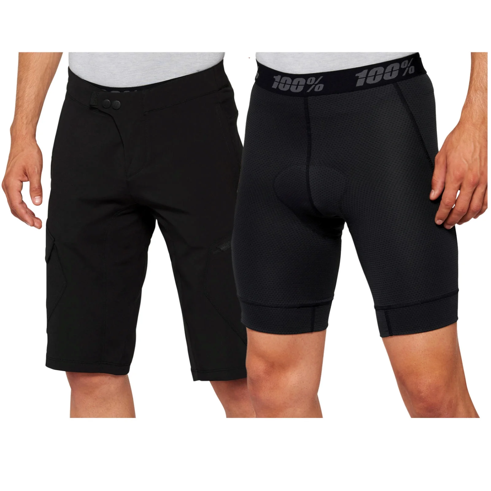 100% Herren Fahrradshorts Ridecamp mit Innenhose - Image 2