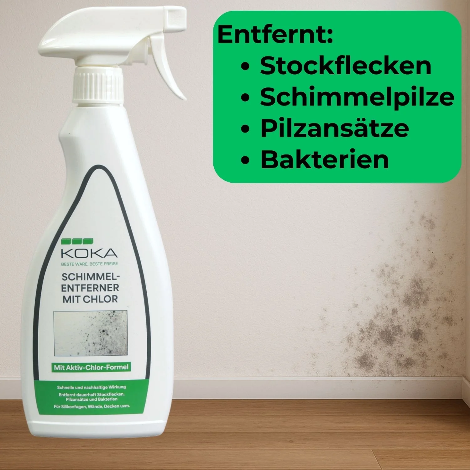 12x Schimmelentferner mit Aktiv-Chlor-Formel je 500ml - Image 5