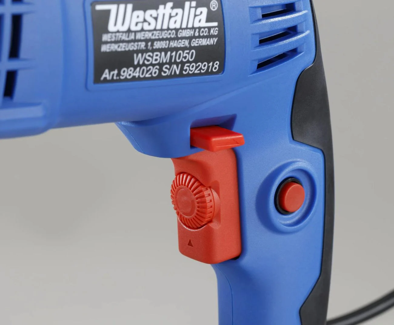2-Gang Schlagbohrmaschine mit 1050 W Leistung und Schnellspannfutter - Image 4