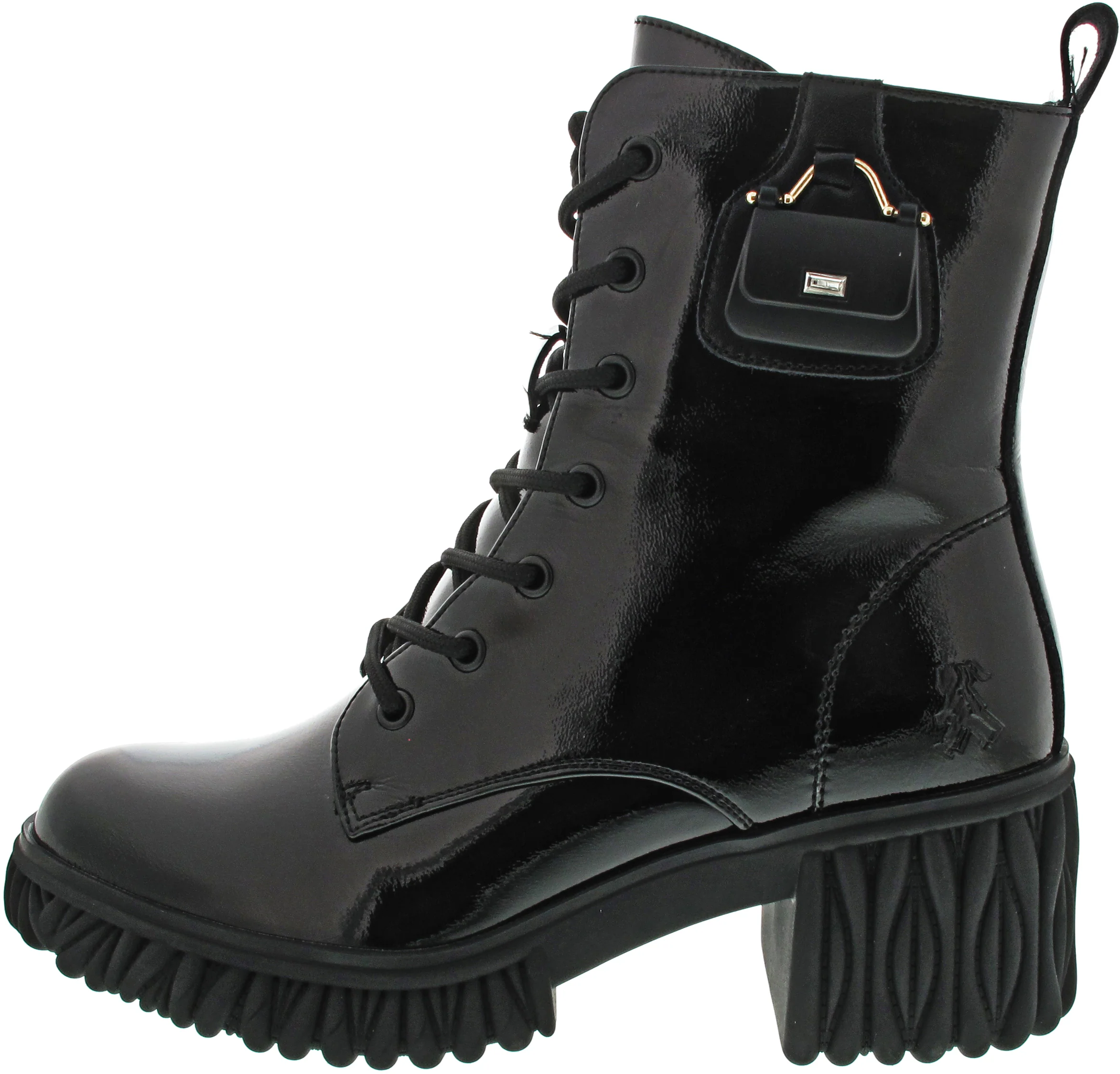 2 Go Fashion Schnürstiefel Schwarz - Image 2
