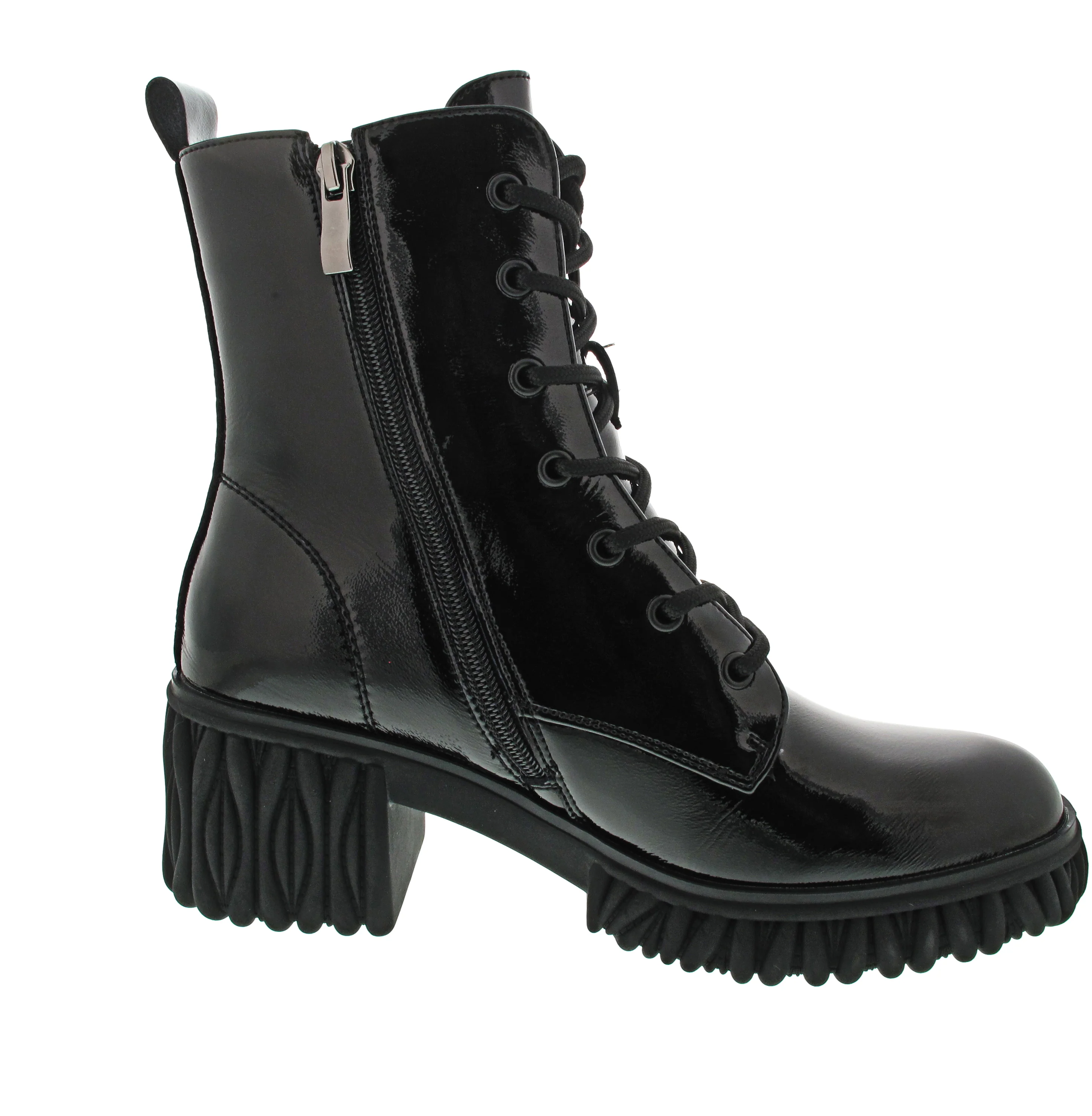 2 Go Fashion Schnürstiefel Schwarz - Image 4