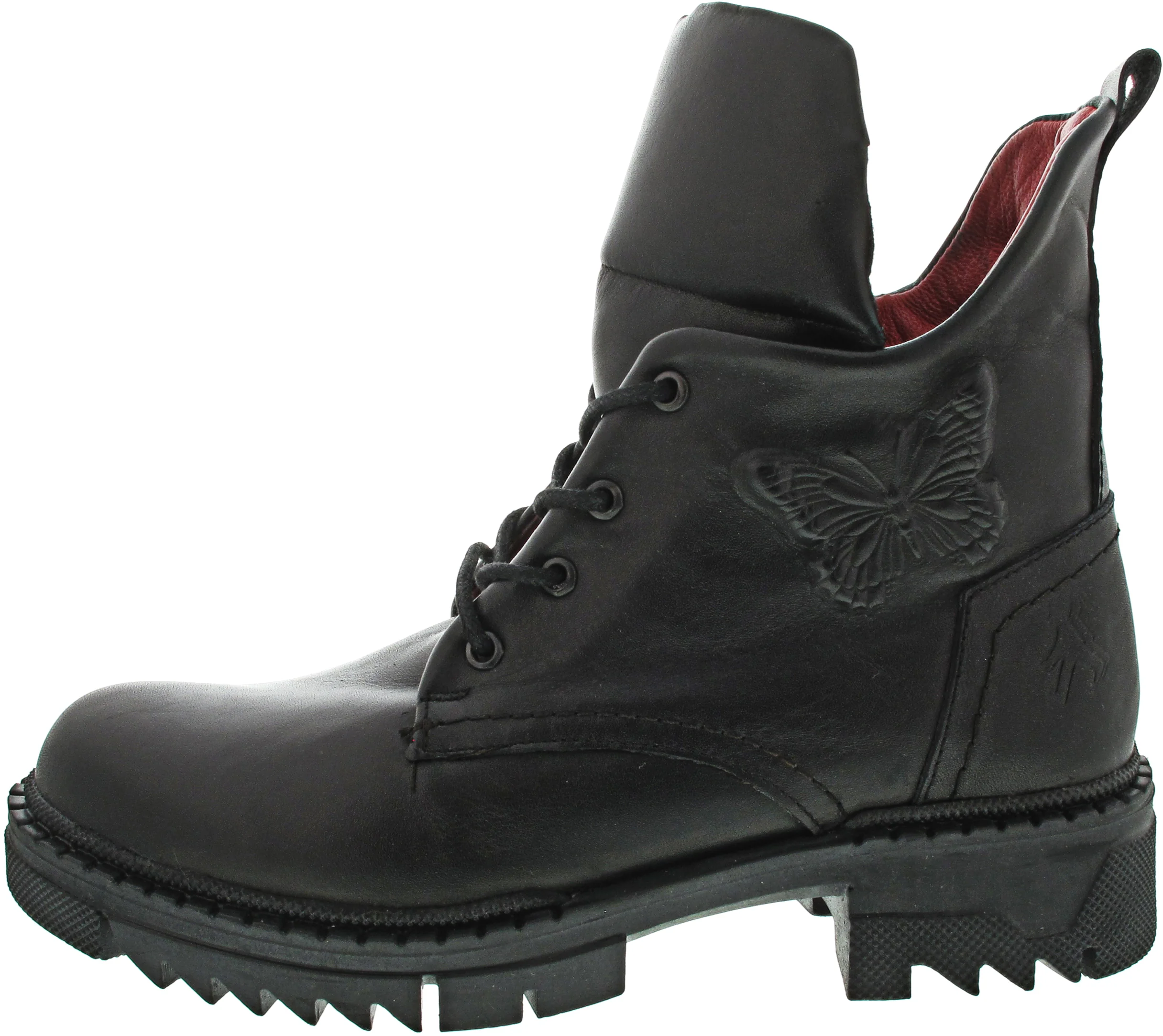 2 Go Fashion Schnürstiefel Schwarz