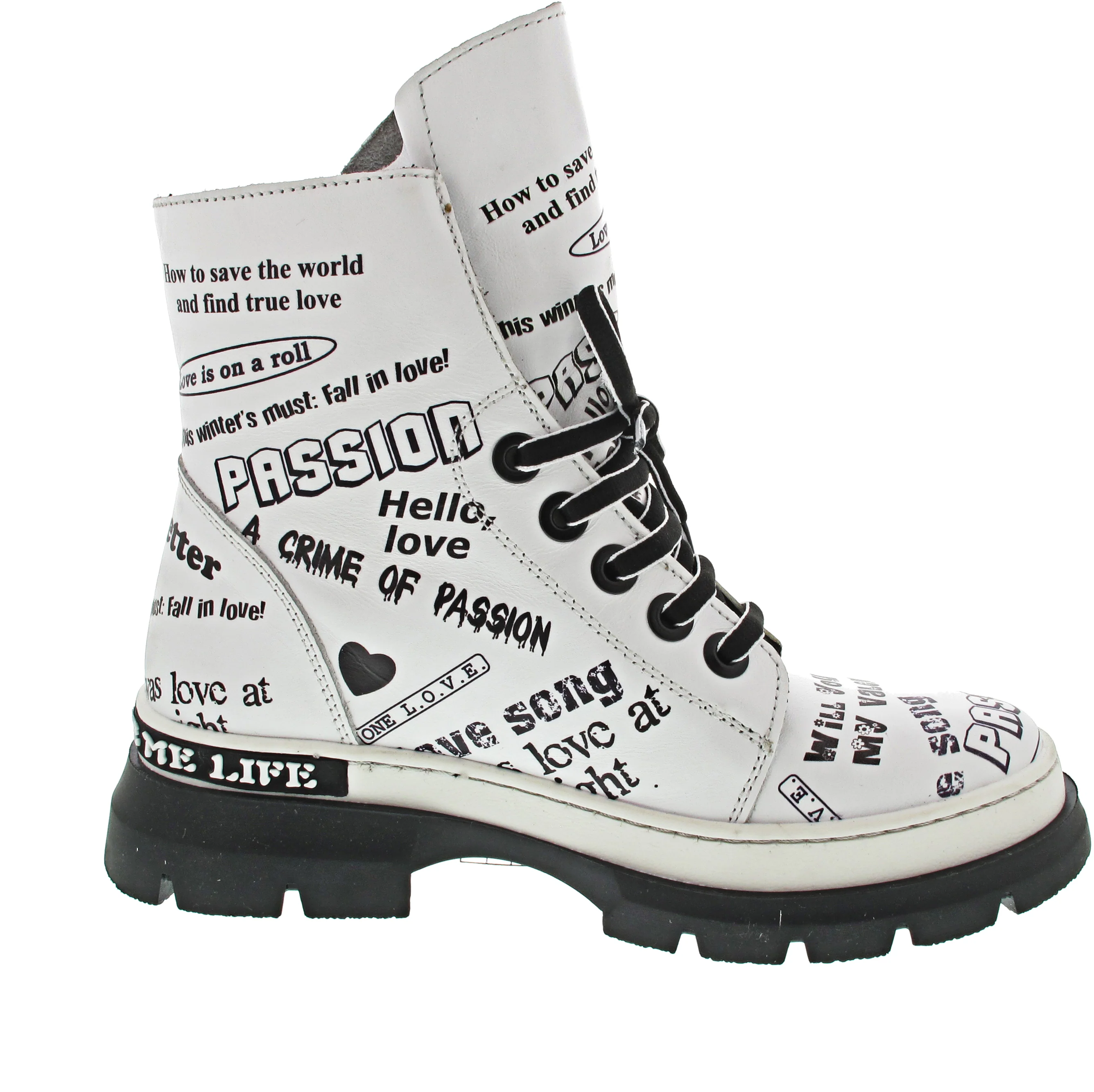 2 Go Fashion Schnürstiefel Weiß - Image 9