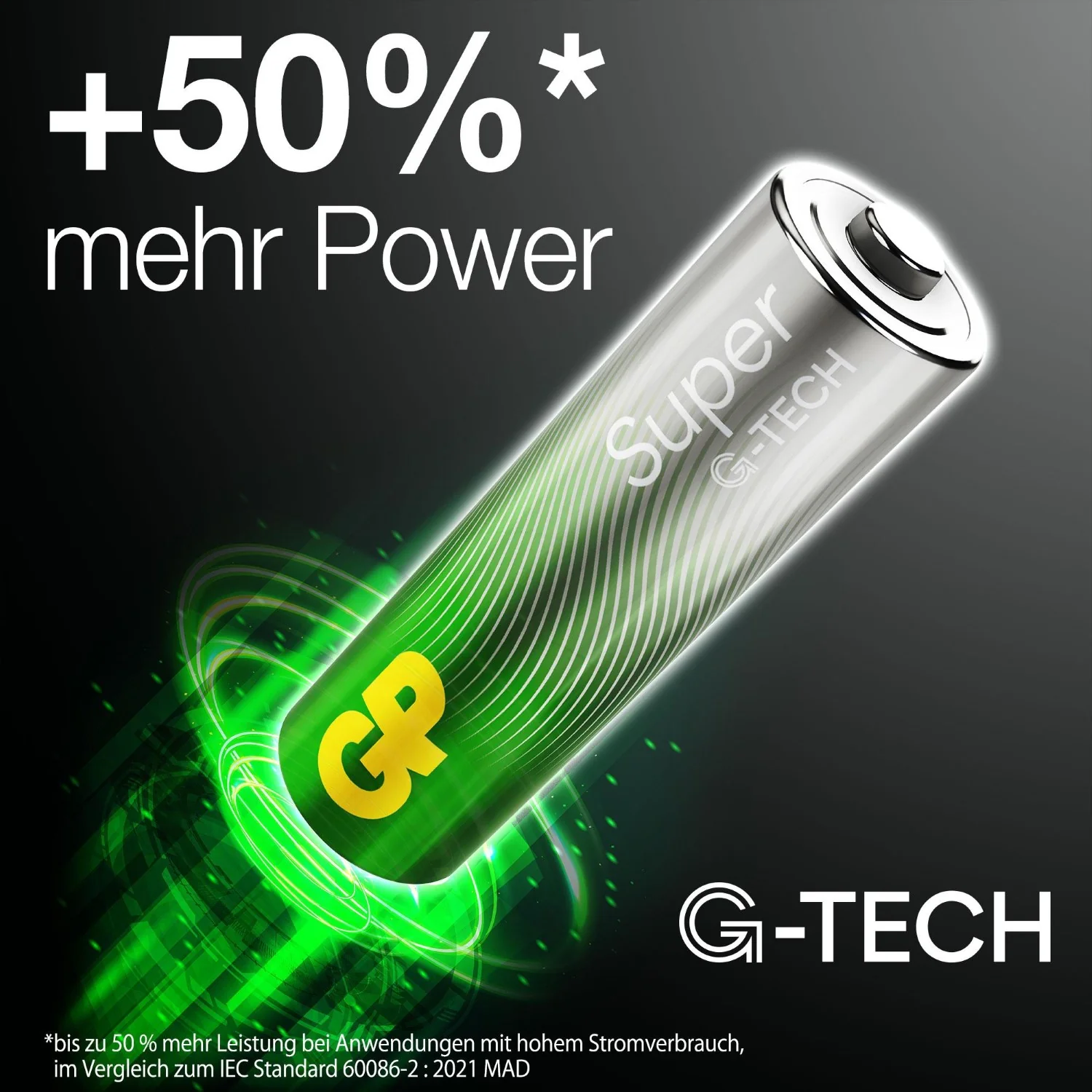 24x Super Alkaline G-TECH AA Batterie - Image 4