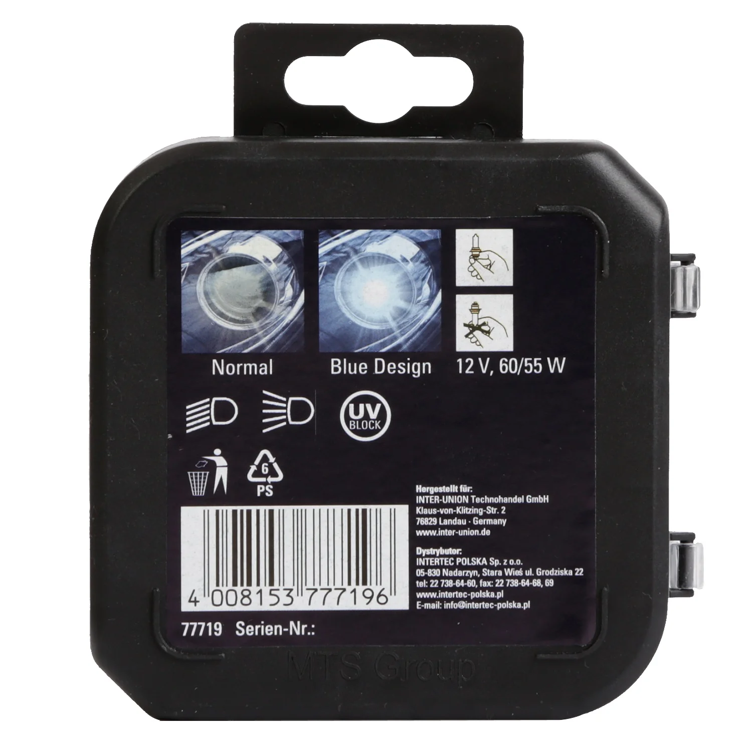 2x H4 12V 60/55W Xenon Blue Light in Box - Image 5