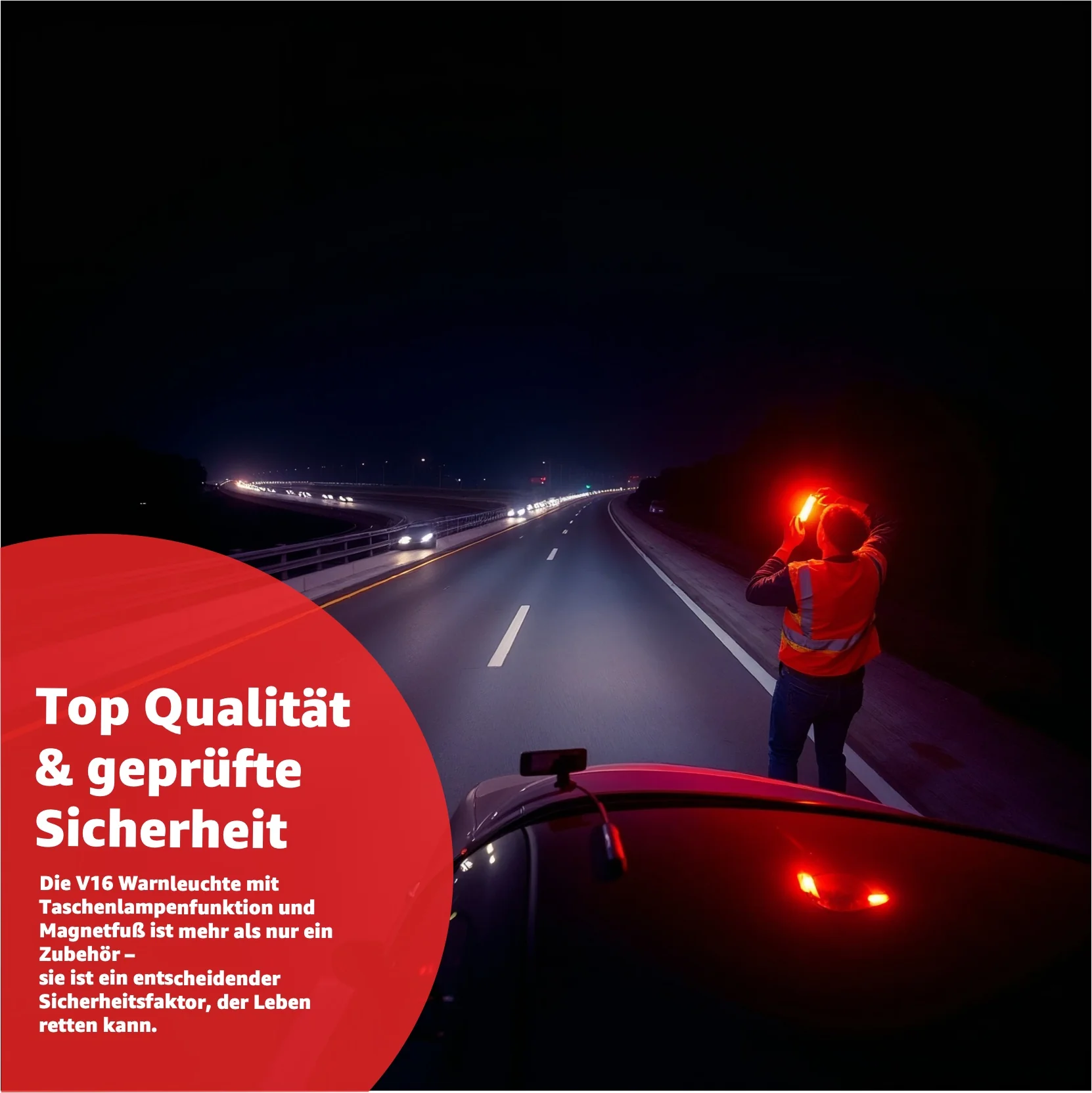3x V16 EU Notlicht – Warndreieck Alternative & Sicherheitsleuchte – Pflicht ab 2026 Spanien - Image 22