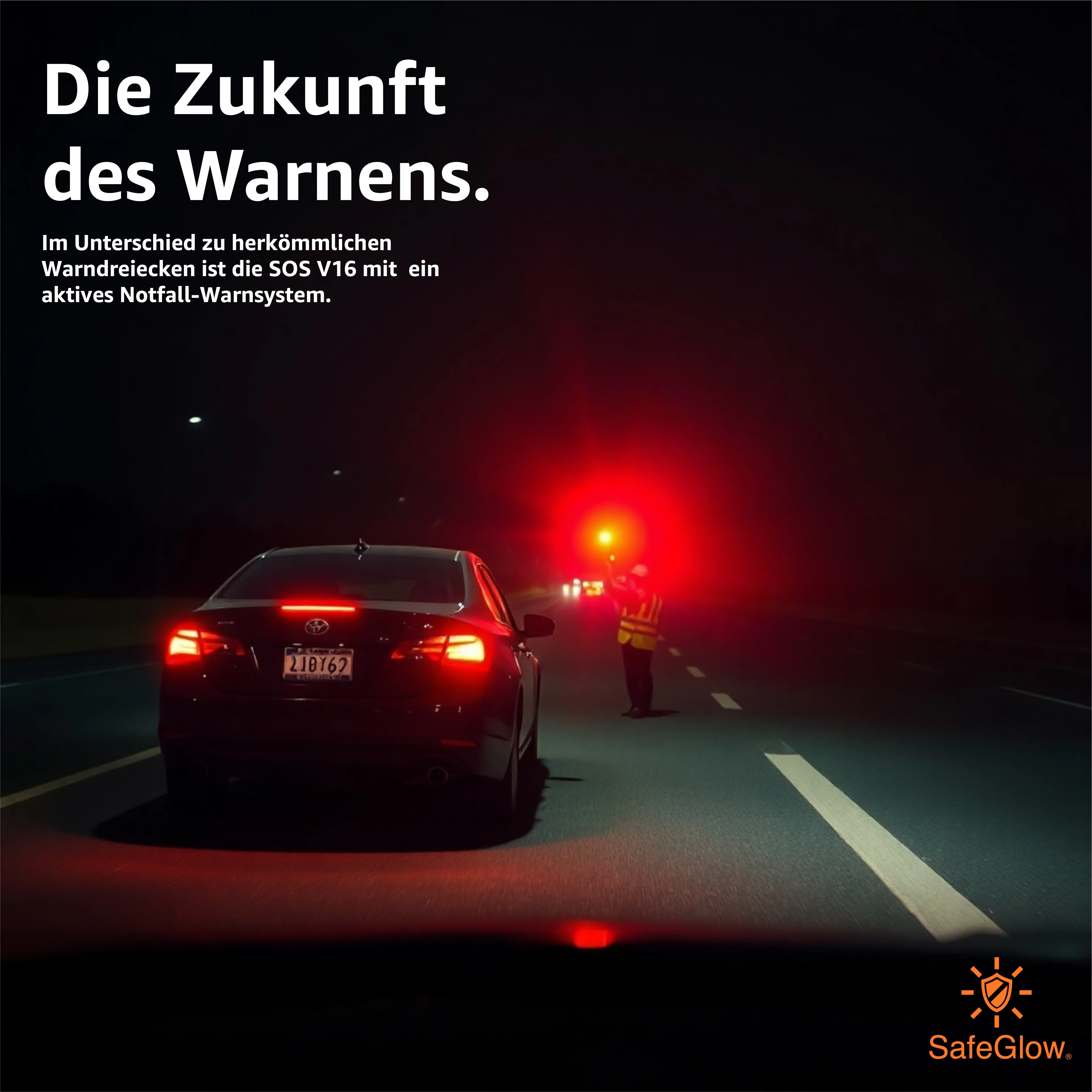 3x Warnleuchte V16 EU Notlicht - Warndreieck - Pannendreieck verpflichtend ab 2026 Spanien - Image 3