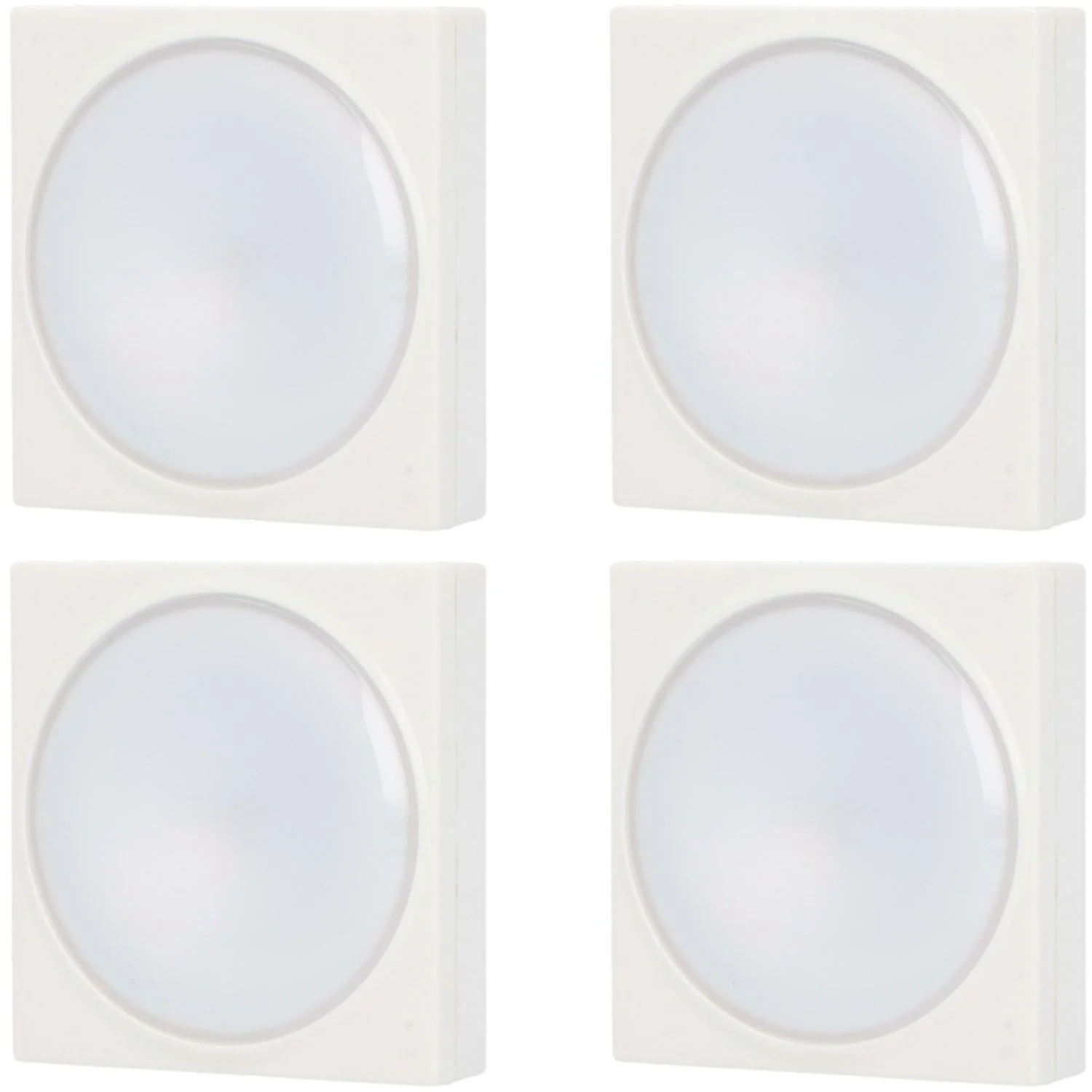 4x LED-Nachtlicht mit Push-Knopf Batteriebetrieben - Image 4