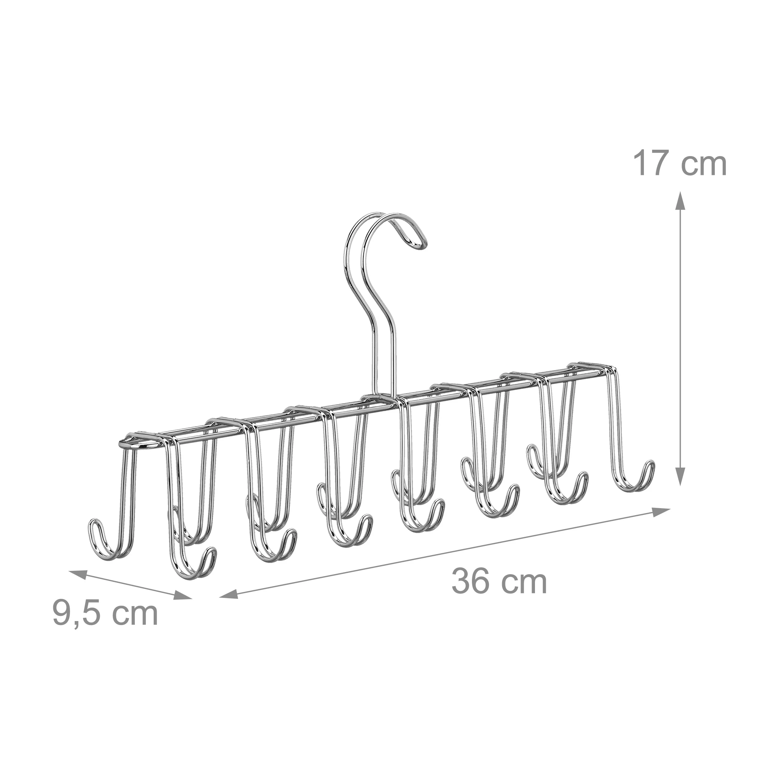 5 x Gürtelhalter Metall weiß - Image 12