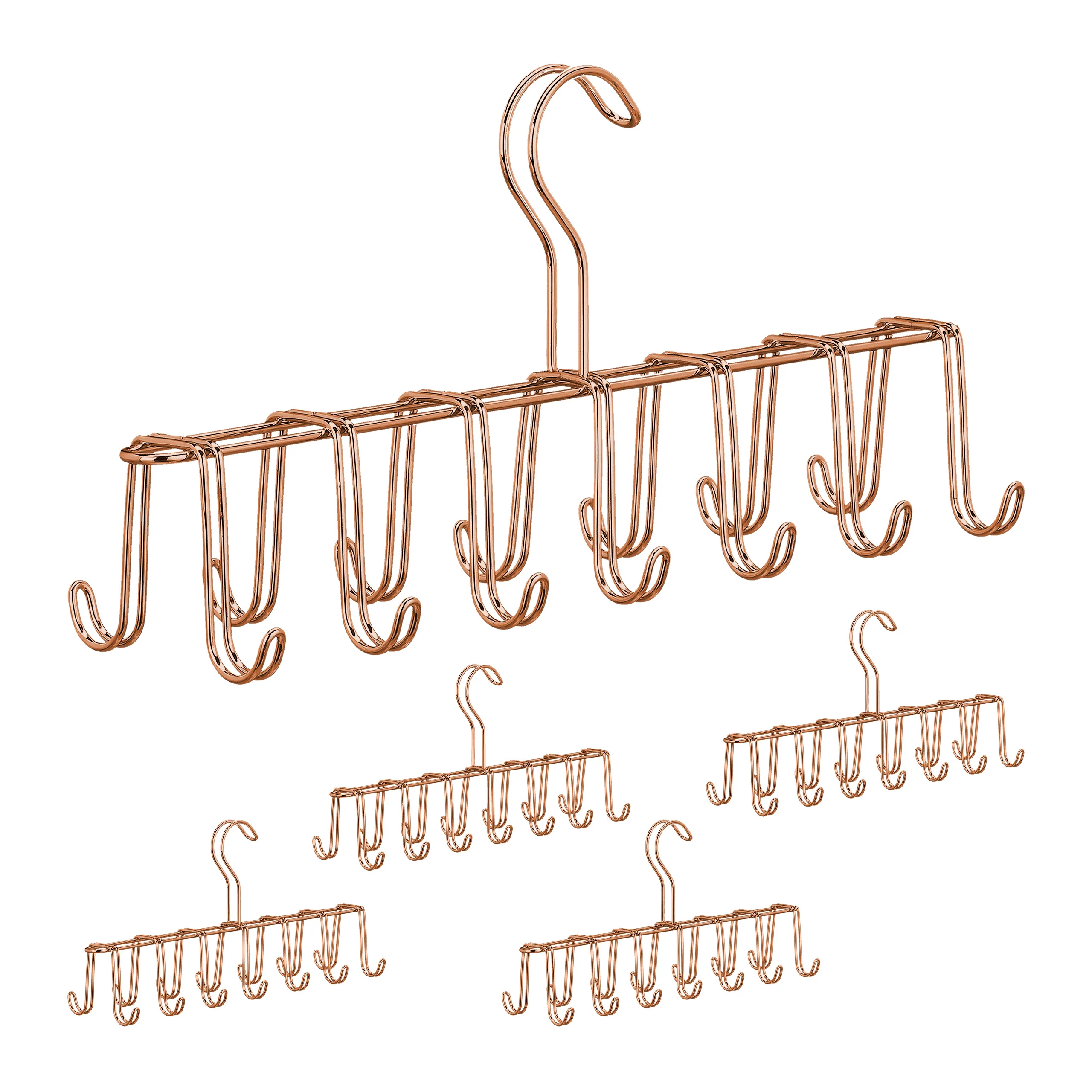 5 x Gürtelhalter Metall weiß - Image 3