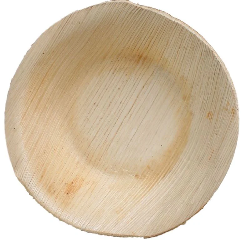 50x Runde Schale aus Palmblatt Größe 12,5 cm - Image 2