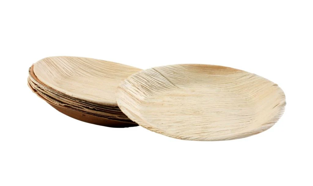 50x runder Teller aus Palmblatt Größe 25 cm - Image 3