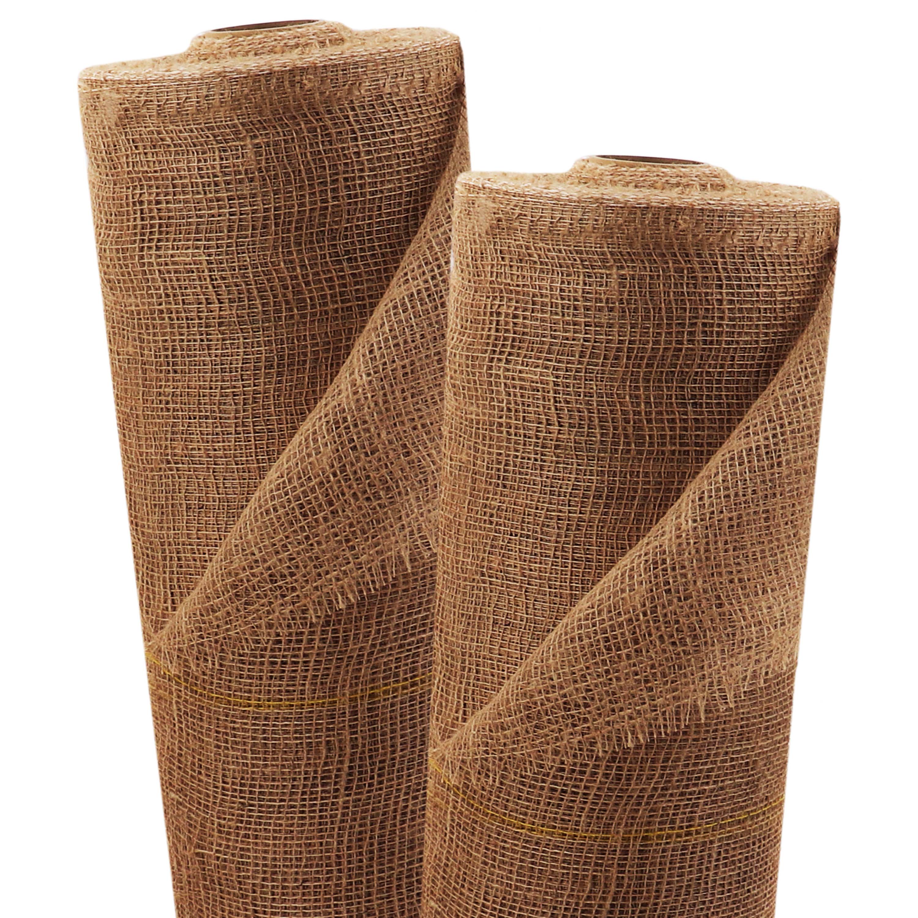 55m x 1m Jutegewebe 105g/m² Jutematte Gartenjute Jute Stoff Sackleinen Juteband - Image 8