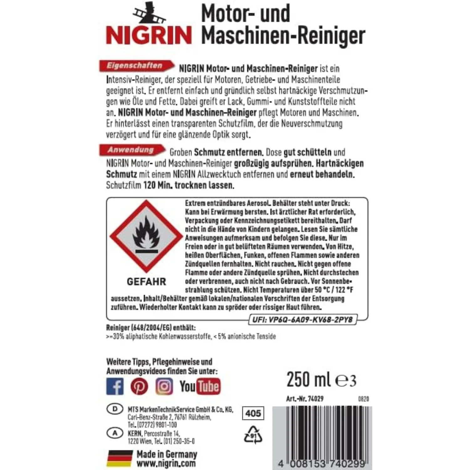 6x Motor- und Maschinen-Reiniger je 250ml - Image 3