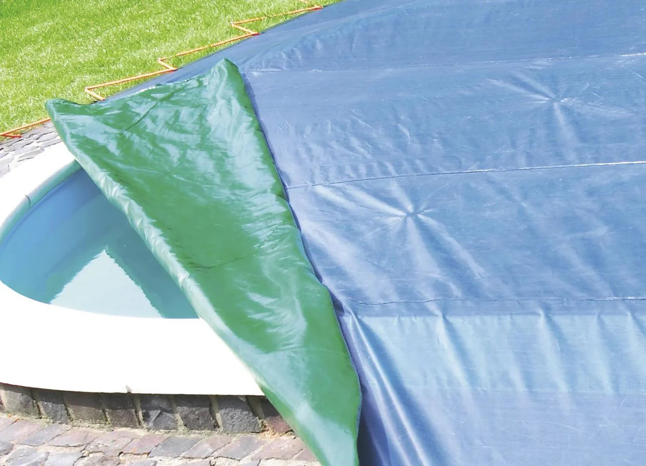 Abdeckplane, grün/blau, extrem stark 150 g/m², 2 x 3 m - Image 2