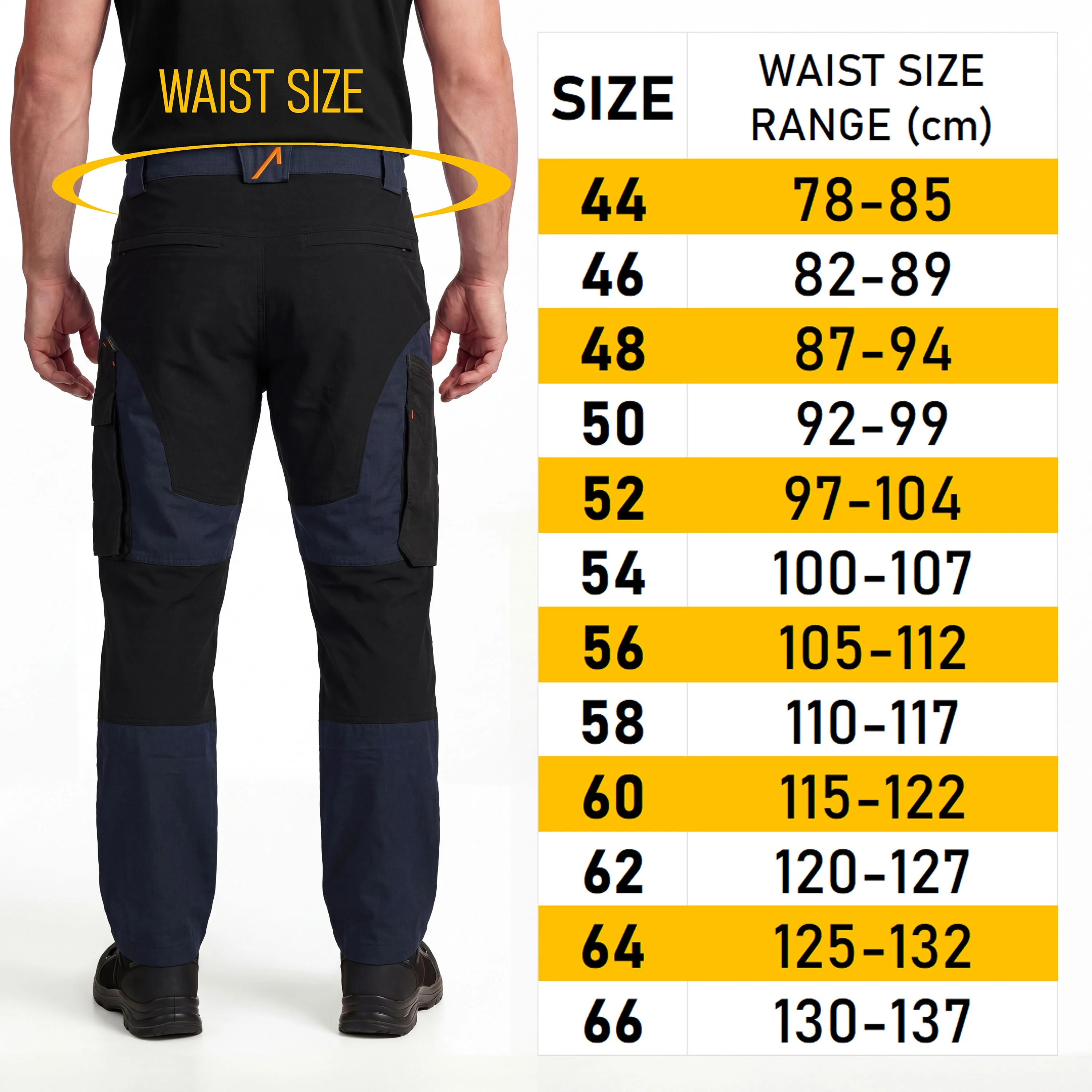 ACE Constructor Herren Hybrid-Arbeitshose lang - Outdoor-Cargohose mit Cordura - Image 6