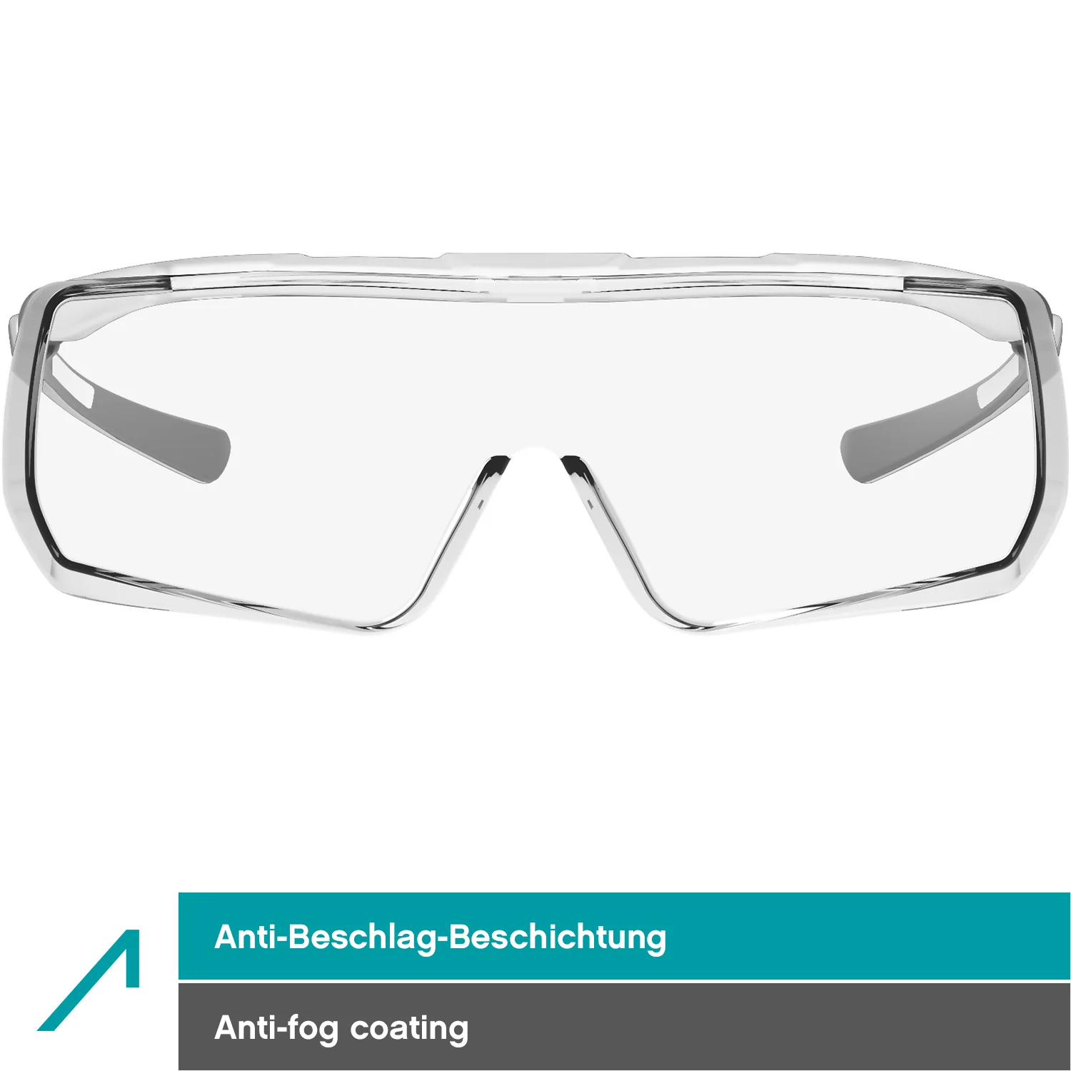 ACE Evo OTG Schutzbrille - Arbeitsbrille für Brillenträger mit Antibeschlag-Beschichtung - Schwarz - Image 12