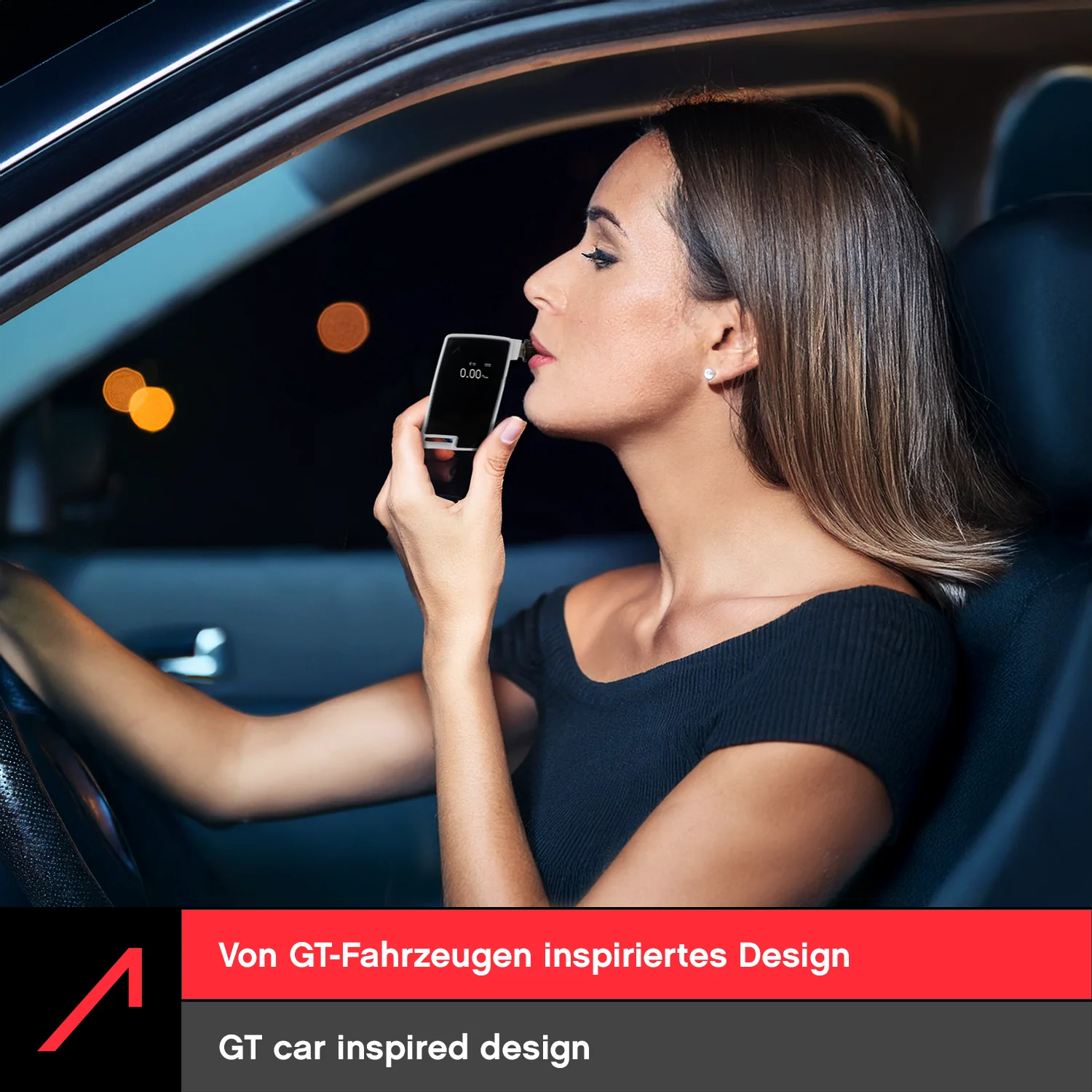 ACE XS Lite Promilletester für Autofahrer - polizeigenauer Mini-Alkoholtester mit Schlüsselanhänger - Image 7
