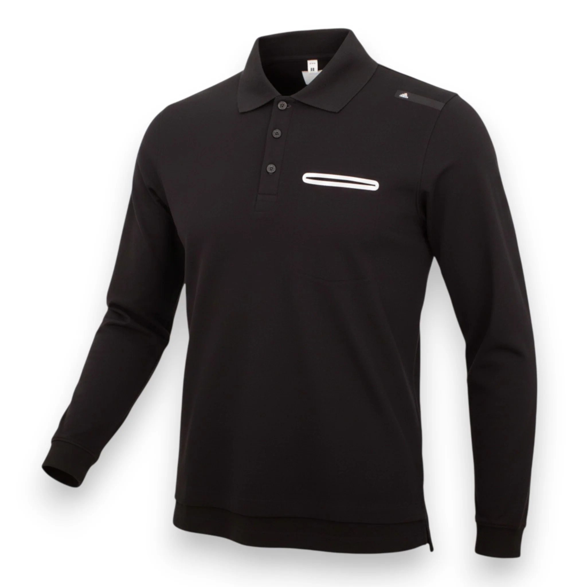 Adidas Basketball Climalite Longsleeve Polo Shirt Herren Langarm Shirt - Image 4