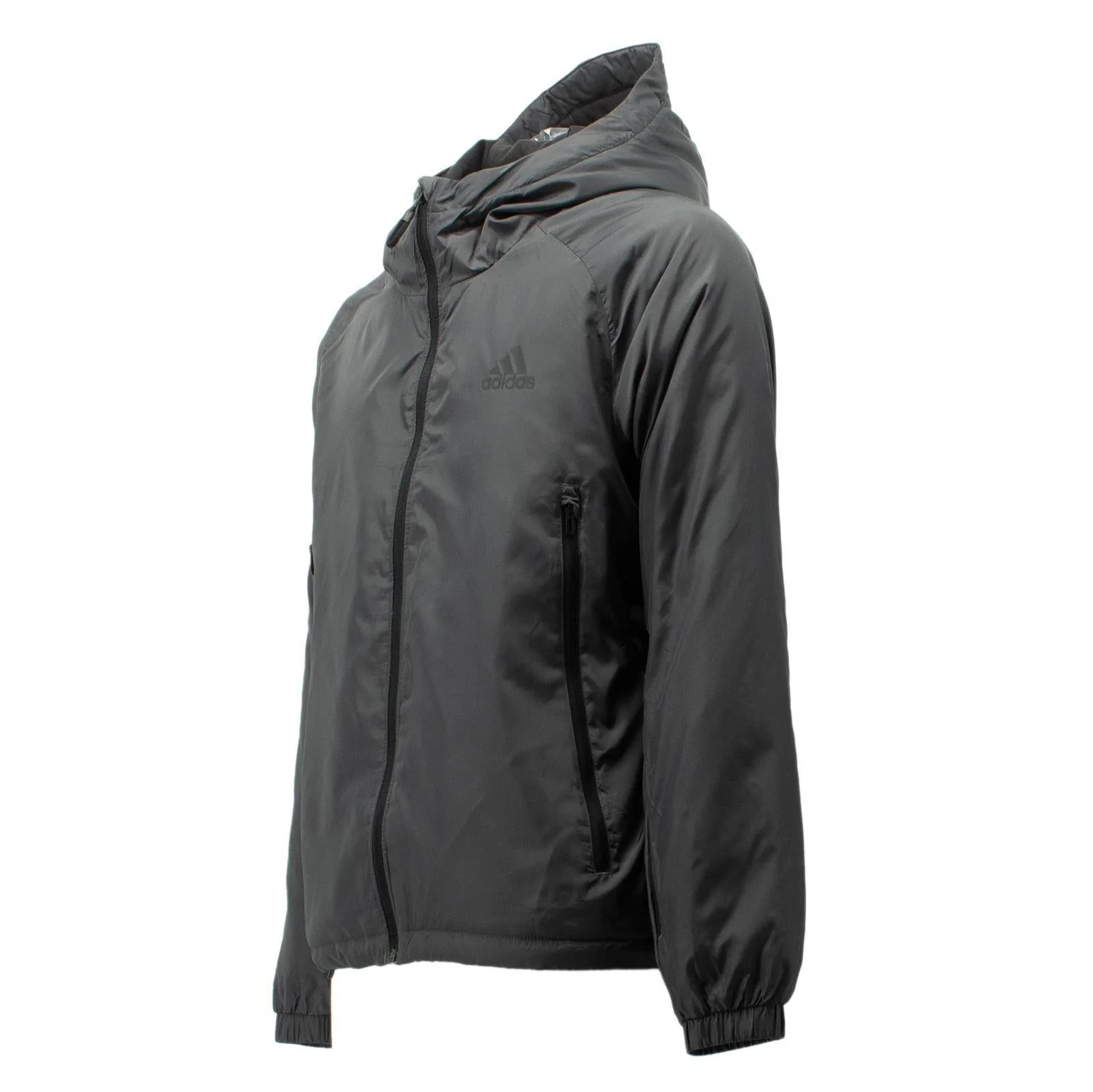 Adidas BTS Lined Jacket Essentials Insulated Outdoor Jacke Herren grau CV7463 - Image 3