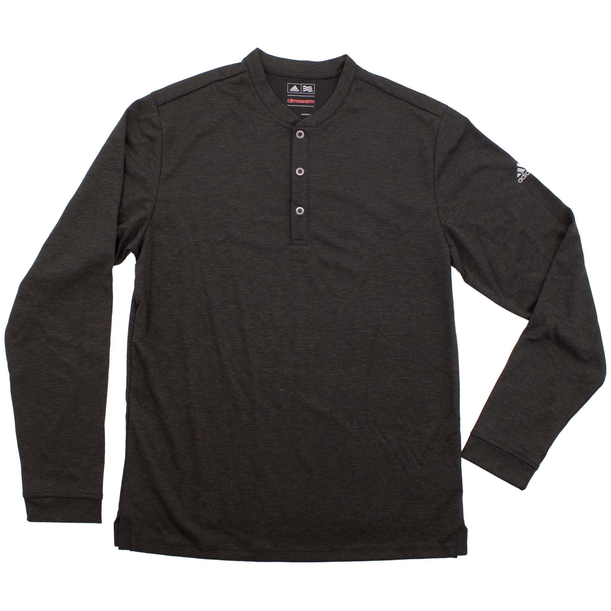 Adidas Golf Travel Wool Henley Shirt Herren Sportshirt Longsleeve - Image 6
