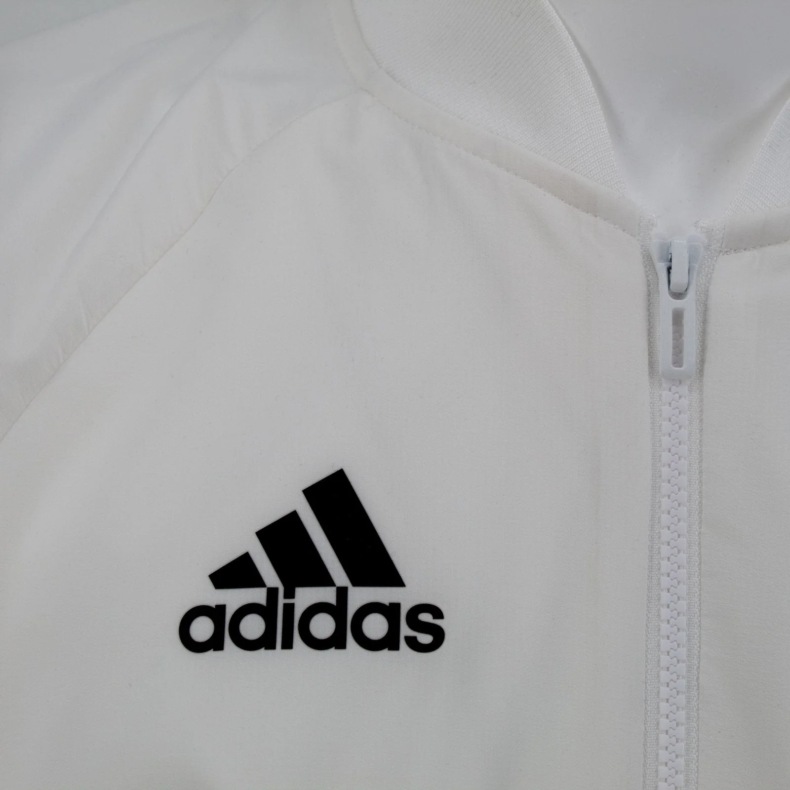 Adidas Olympia Team Olympic Sports VRCT Jacke Herren Trainingsjacke weiß FQ8291 - Image 4