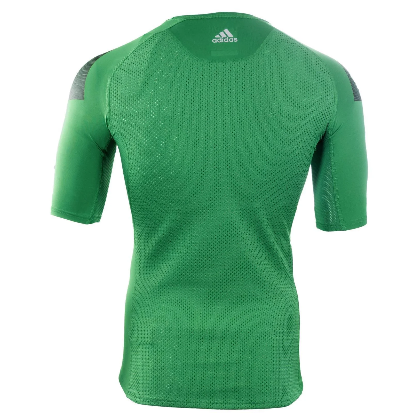 Adidas Techfit Cool T-Shirt Herren Sportshirt Funktion Grün S18406 - Image 5