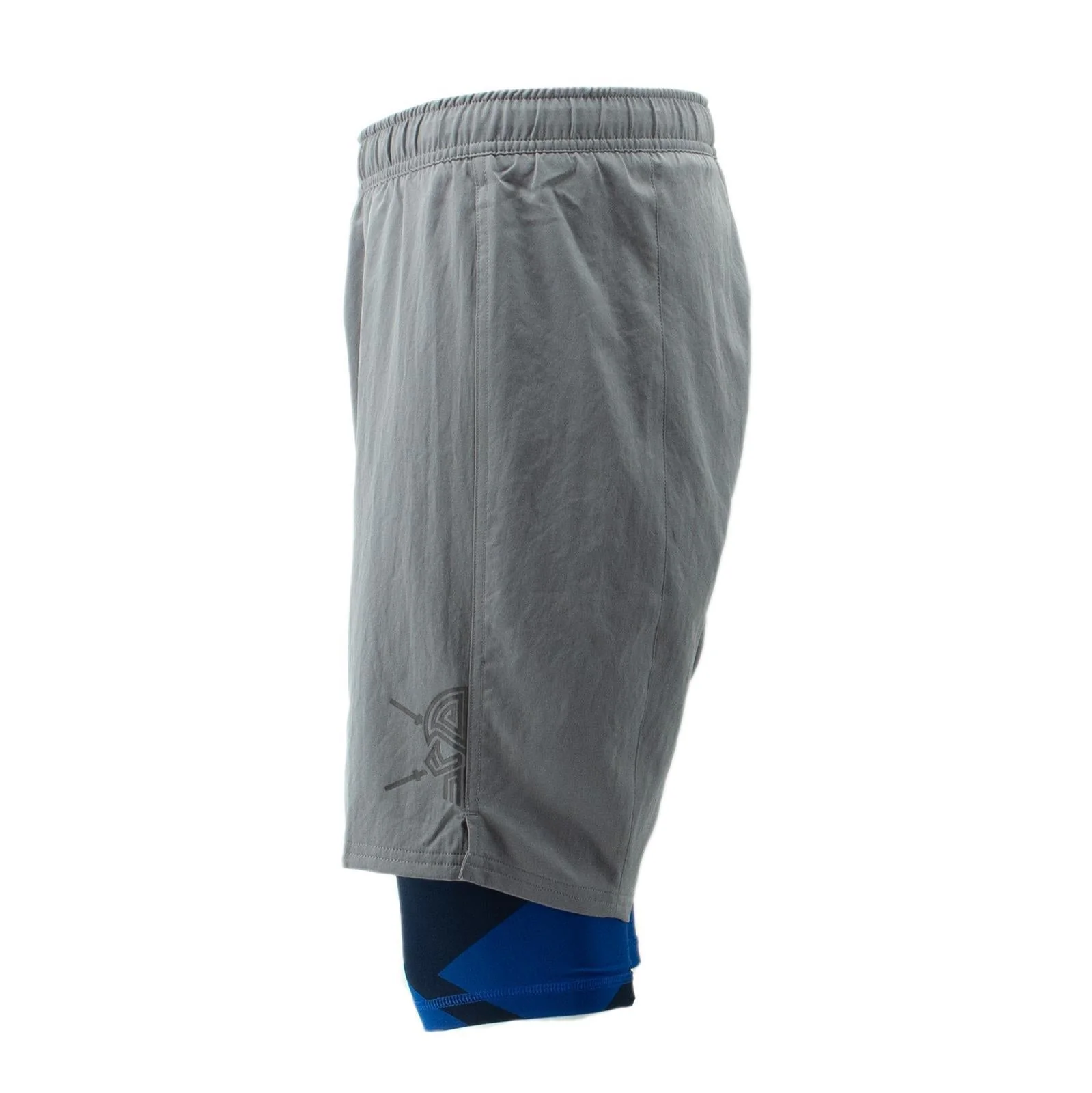 Adidas Training Crazytrain 2 in1 Shorts kurze Herren Hose Climalite Grau BK6164 - Image 4