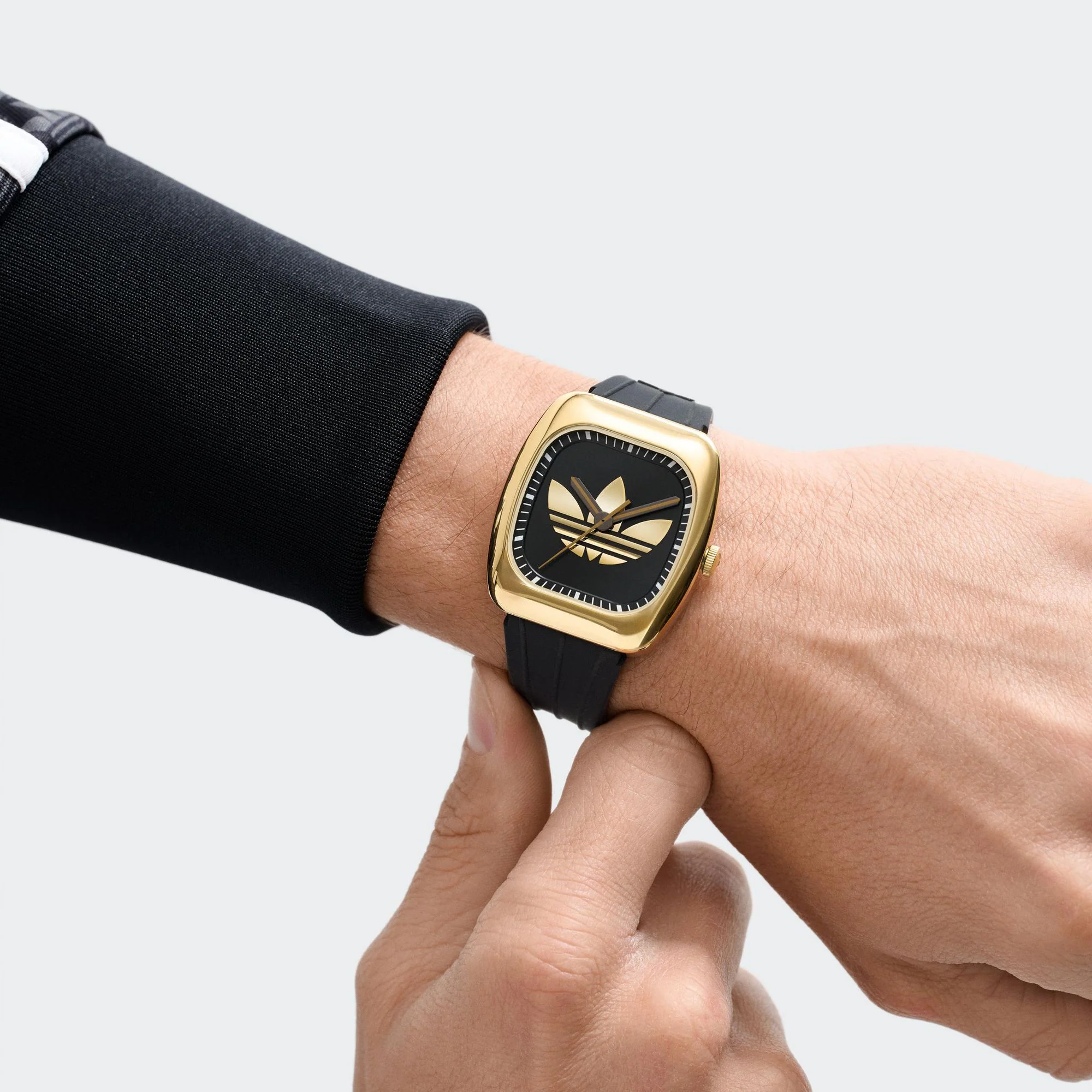 Adidas Unisex Uhr RETRO WAVE ONE Silikon schwarz AOSY26001 - Image 6