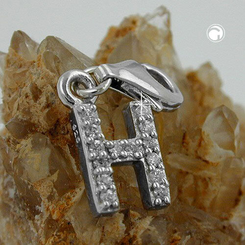 Anhänger, Charm Buchstabe H, Silber 925 - Image 2