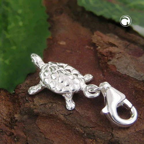 Anhänger, Charm Schildkröte, Silber 925 - Image 2