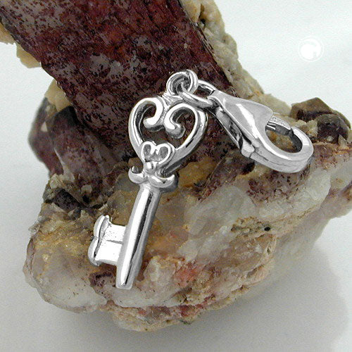 Anhänger, Charm, Schlüssel, Silber 925