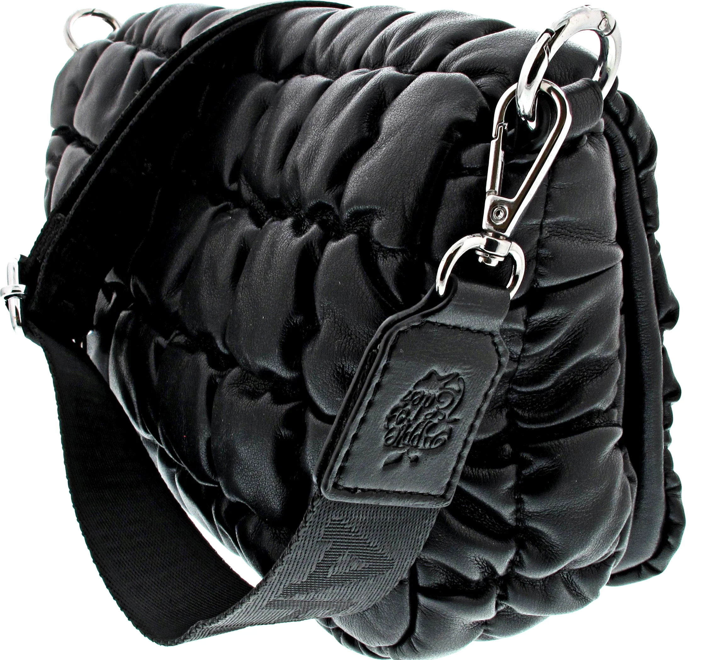 Apple of Eden Sevilla puffer crossbody Tasche Schwarz - Image 2
