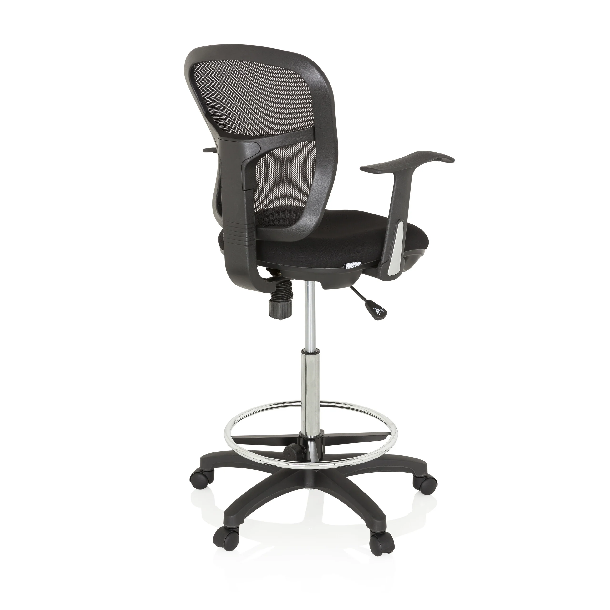 Arbeitsstuhl / Counterstuhl TOP WORK 108 Netz schwarz hjh OFFICE - Image 8