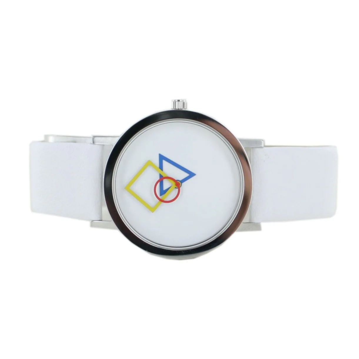 Aristo Bauhaus Damen Uhr Edelstahl 4D85W Leder weiss - Image 2