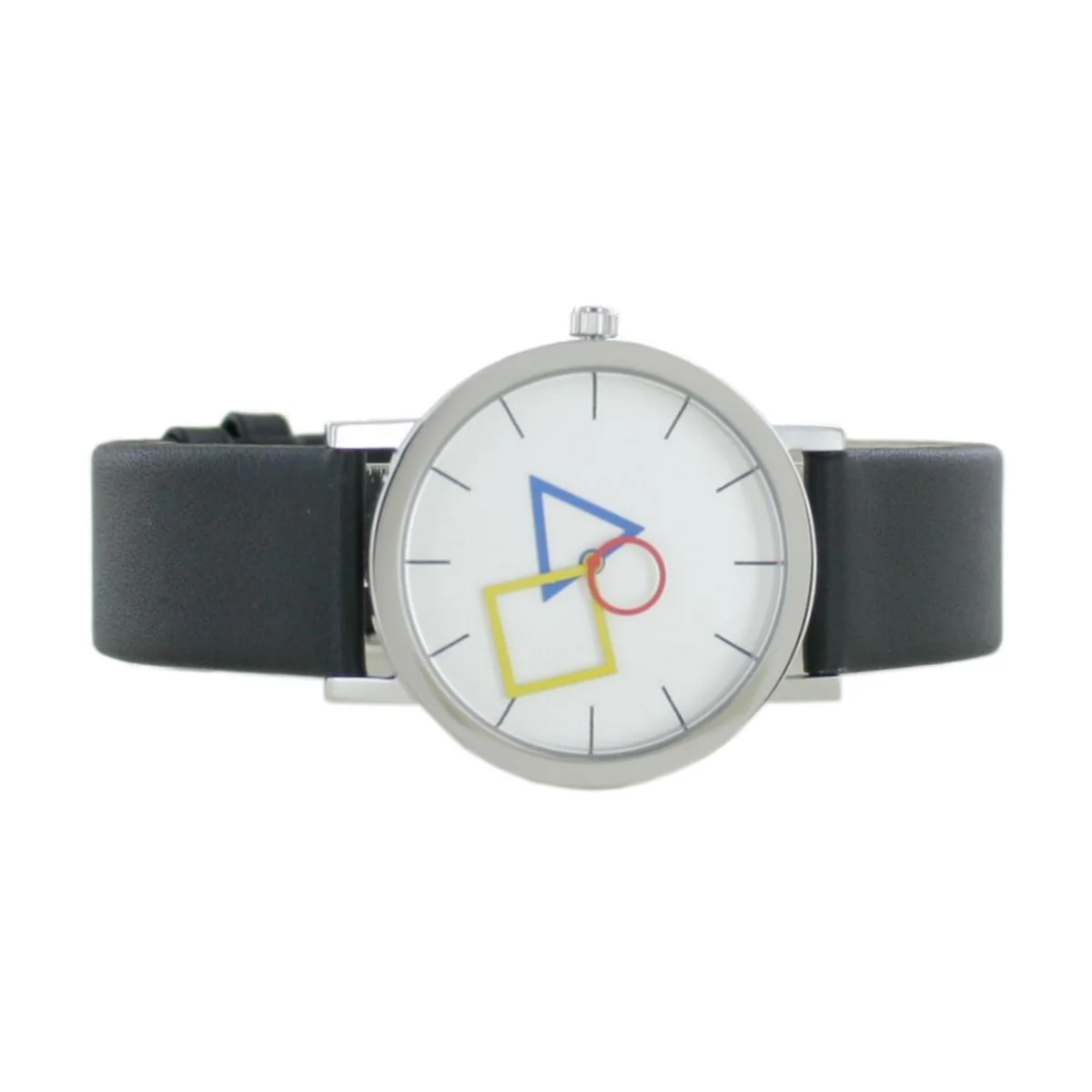 Aristo Bauhaus Unisex Uhr Edelstahl 4D85IS Leder schwarz - Image 2