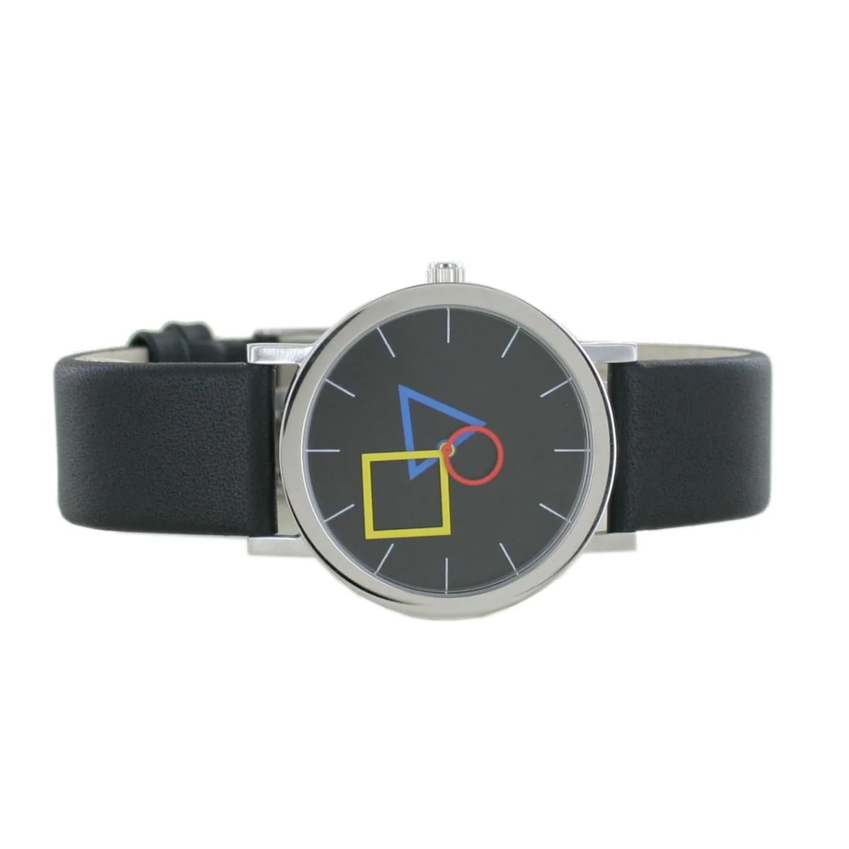 Aristo Bauhaus Unisex Uhr Edelstahl 4D86IS Leder schwarz - Image 2
