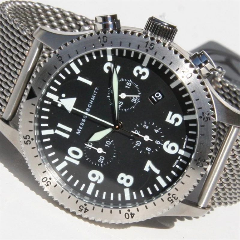 Aristo Herren Messerschmitt Uhr Chrono Fliegeruhr ME 5030M / 5030M - Image 3