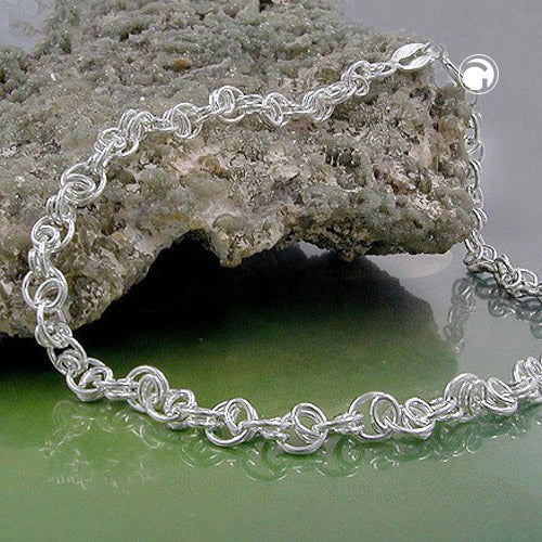 Armband 3,8mm Scrollmuster Silber 925 21cm - Image 2