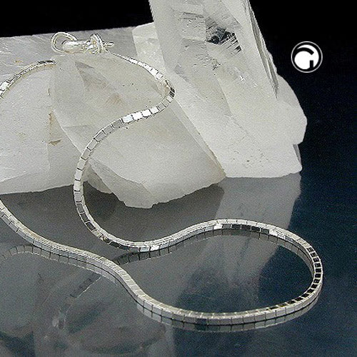 Armband, Venezianer-Vierkant, Silber 925 - Image 2