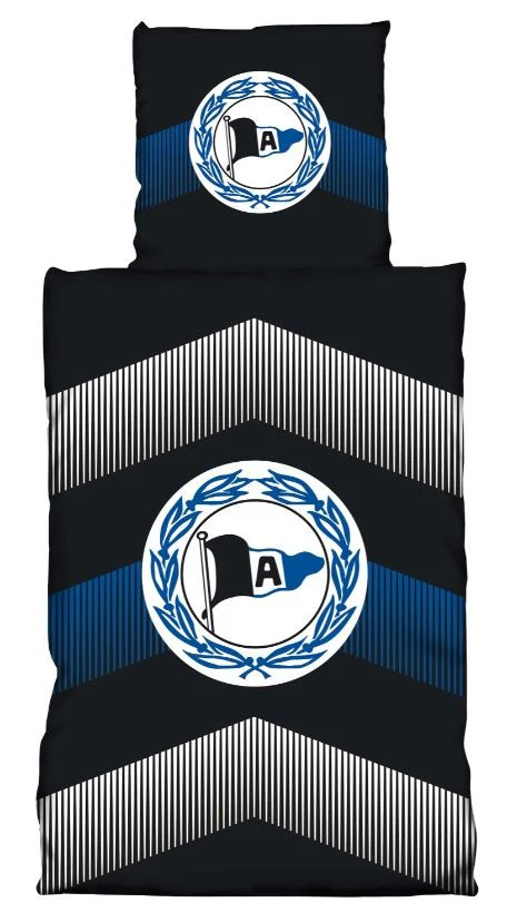 Arminia Bielefeld Bettwäsche Logo Sparren 135x200 + 80x80cm