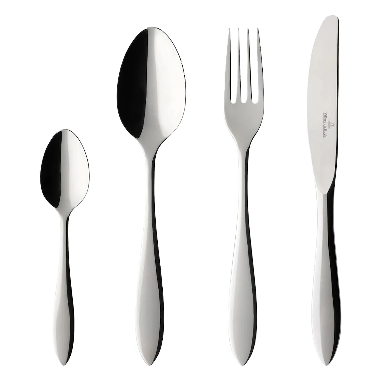 Villeroy & Boch Arthur Besteckset silber, Besteck-Set, Spülmaschinenfest