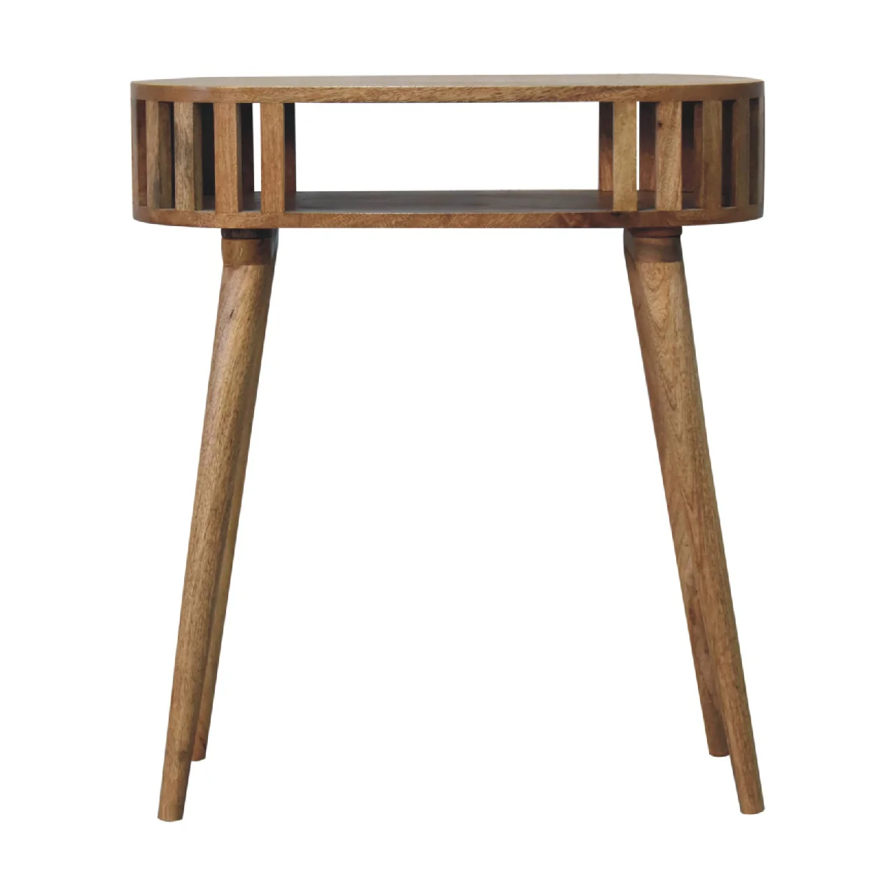 Artisan Furniture Massivholz Ariella Konsolentisch, 1 offenes Fach, Beige - Image 5