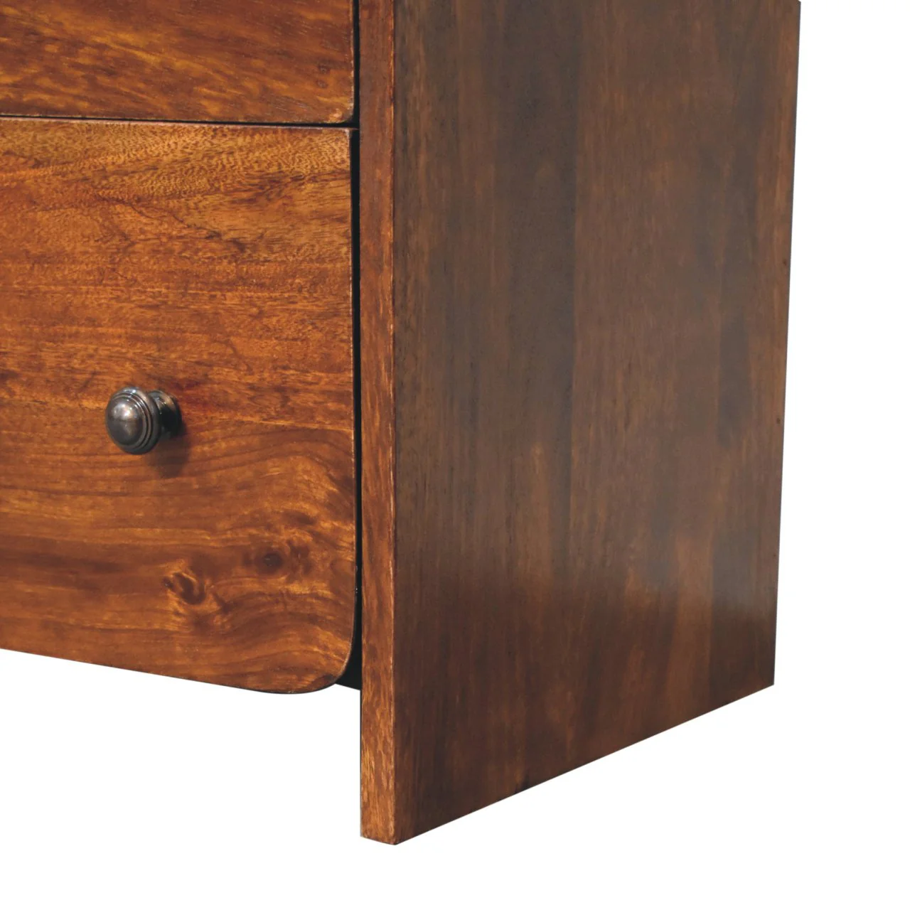 Artisan Furniture Massivholz Aspen schlanke Kommode, 3 Schubladen, Braun - Image 9