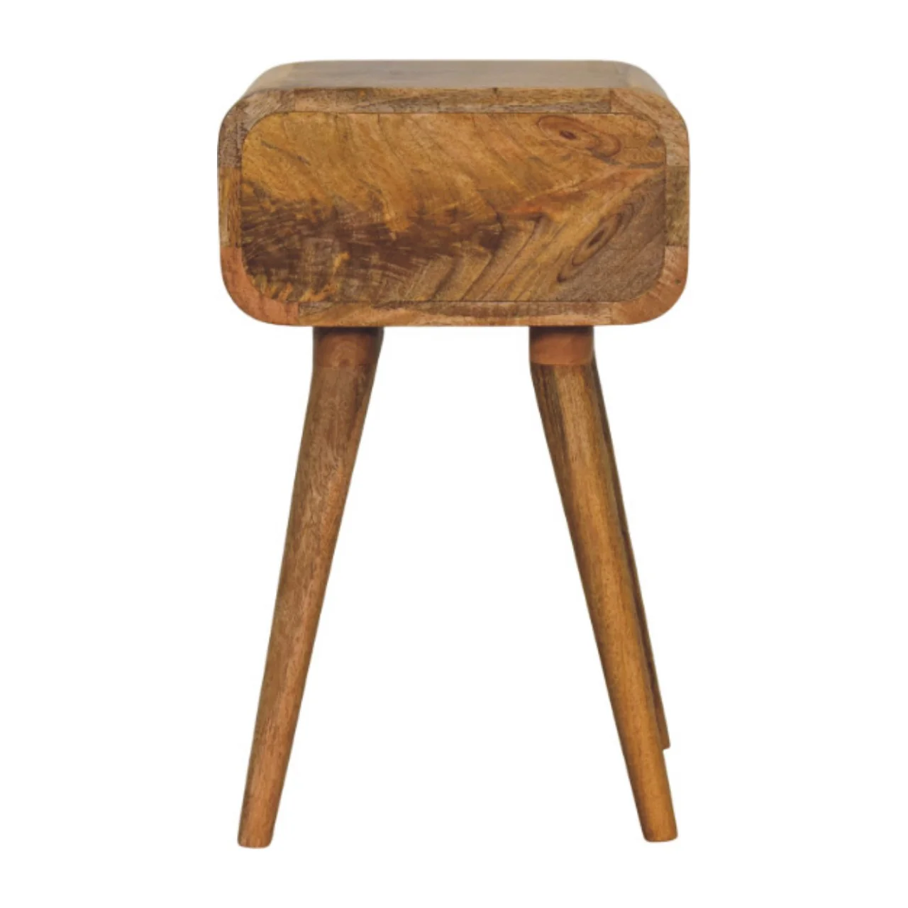 Artisan Furniture Massivholz Avora Mini eichenähnlicher Nachttisch mit 1 Schublade, Braun - Image 10