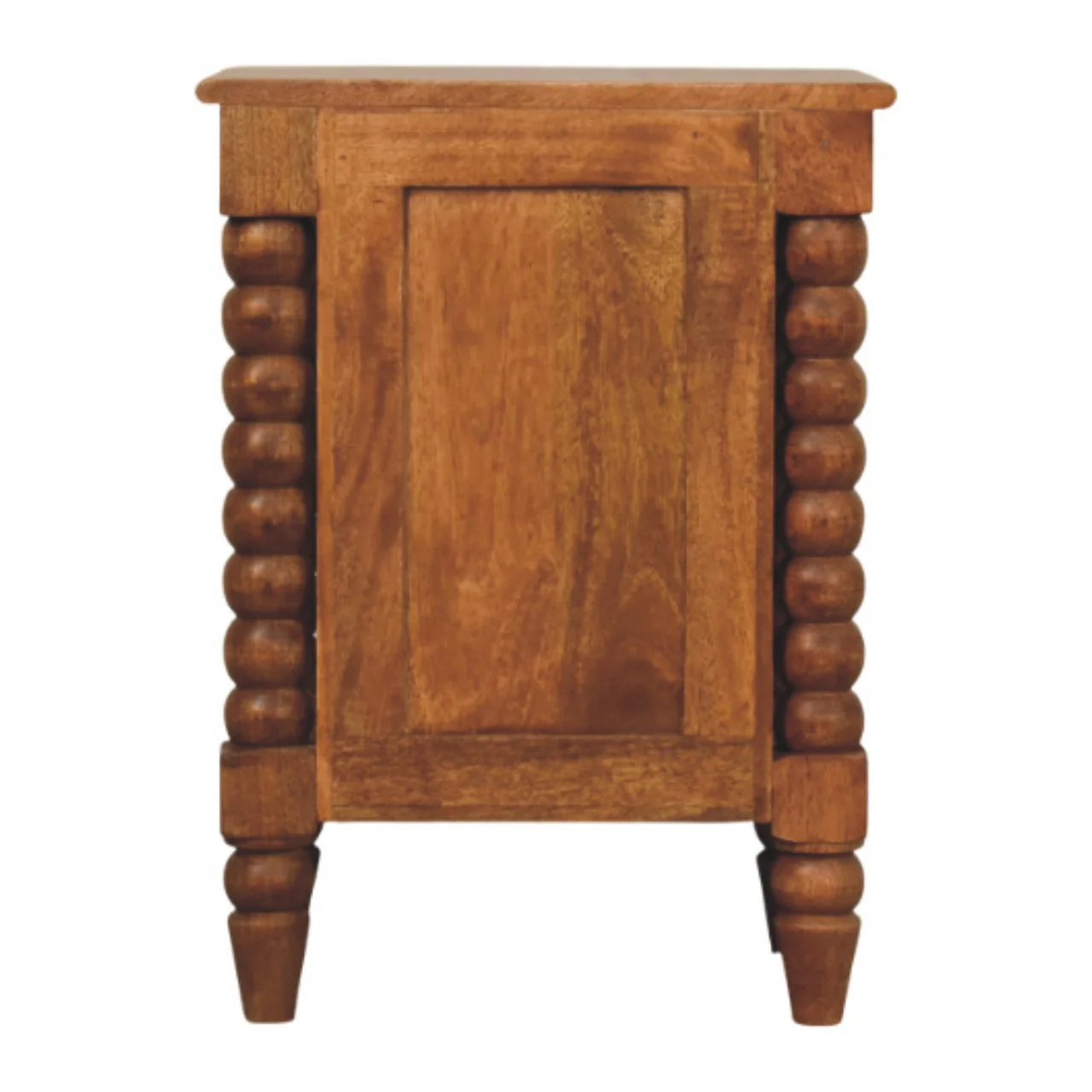 Artisan Furniture Massivholz Barley Twist Nachttisch mit 2 Schubladen, Braun - Image 12