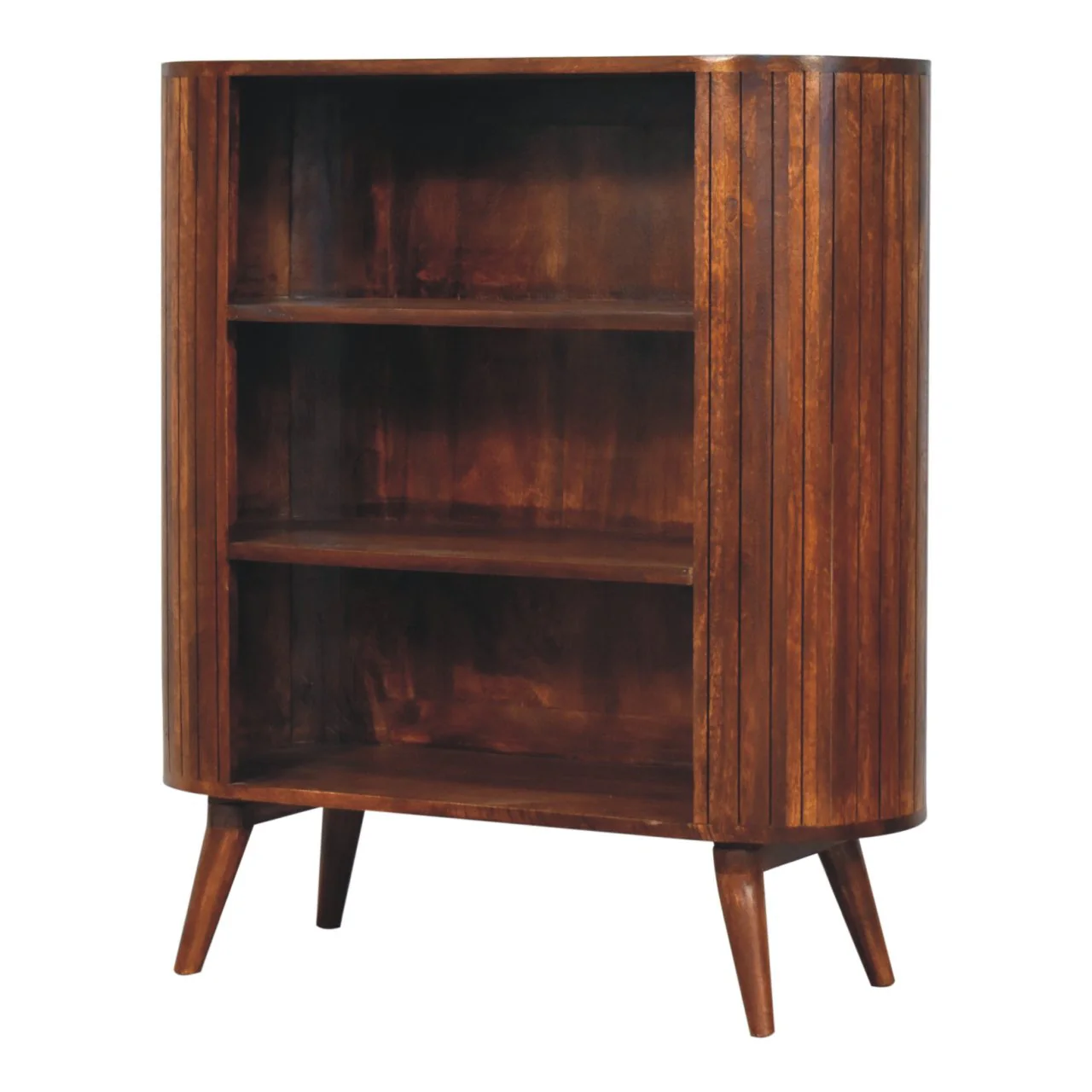 Artisan Furniture Massivholz Cortez Kastanien offener Schrank, 3 Regale, Braun - Image 5