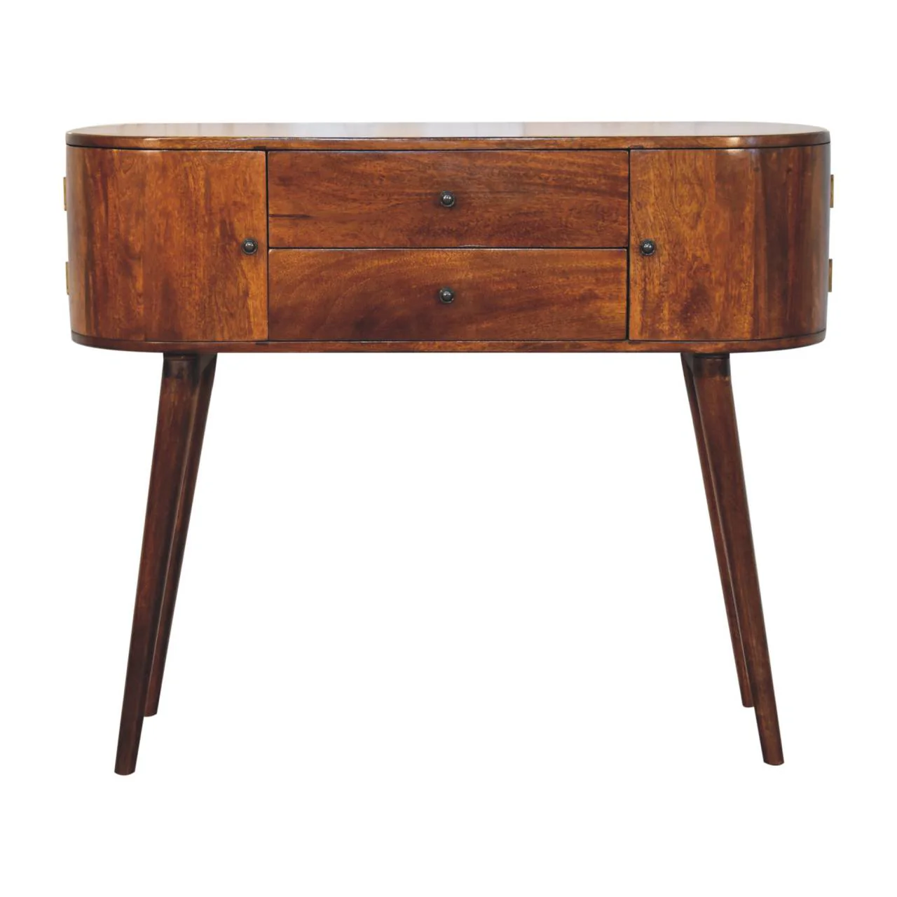 Artisan Furniture Massivholz Grove Kastanienholz-Konsolentisch Braun - Image 2