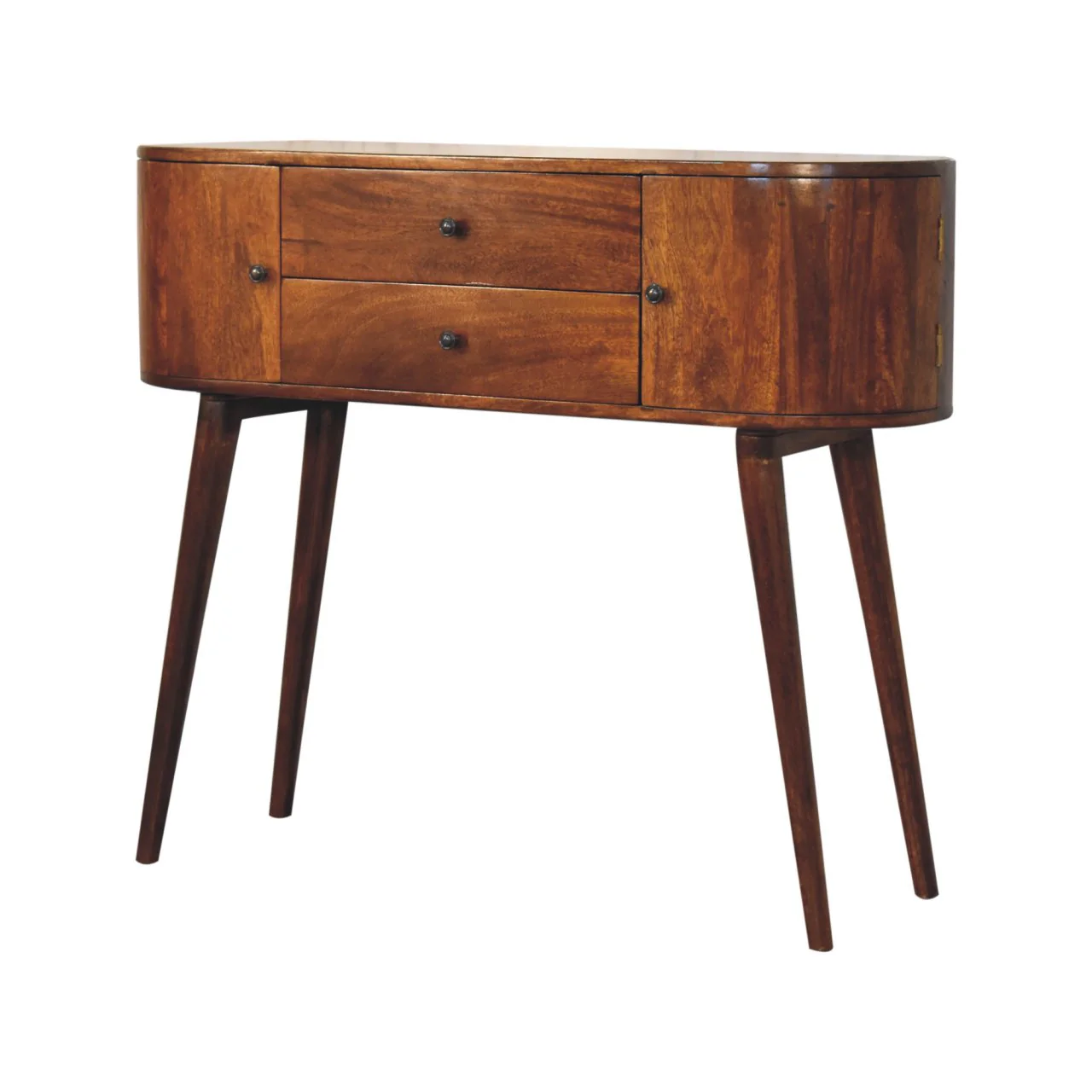 Artisan Furniture Massivholz Grove Kastanienholz-Konsolentisch Braun - Image 3