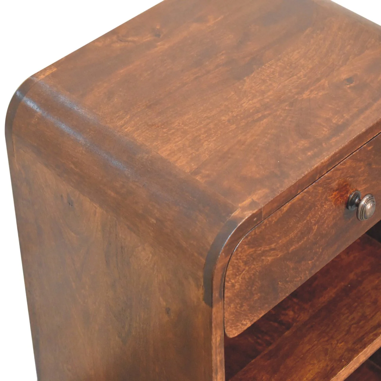Artisan Furniture Massivholz-Nachttisch Aspen, offen, braun - Image 7